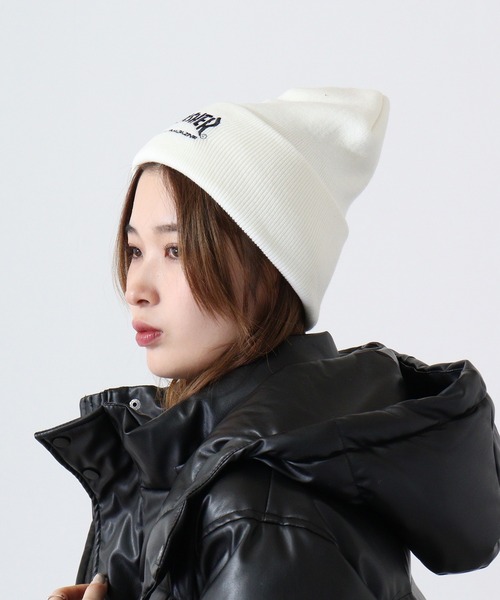 THRASHER(スラッシャー)の「THRASHER LONG KNIT CAP(ニットキャップ/ビーニー・メンズ・グレー/ダークブラウン/ブラック/ホワイト・FREE)」の13枚目の写真