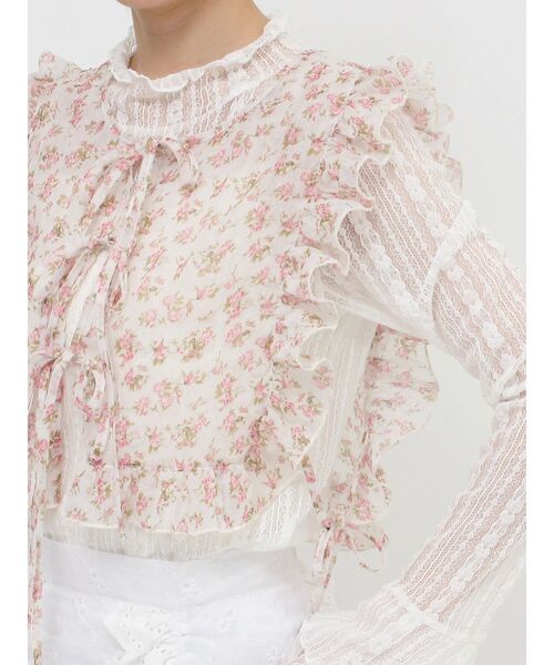 merry jenny(メリージェニー)の「petit flowerスクエアカラー(付け襟・レディース・ブラック/アイボリー・FREE)」の22枚目の写真