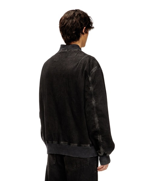 DIESEL　ディーゼル　デニム　黒　ジャケット　オーバーサイズ　L メンズ ジャケット デニム D-VINZ JACKET（デニムジャケット）｜DIESEL