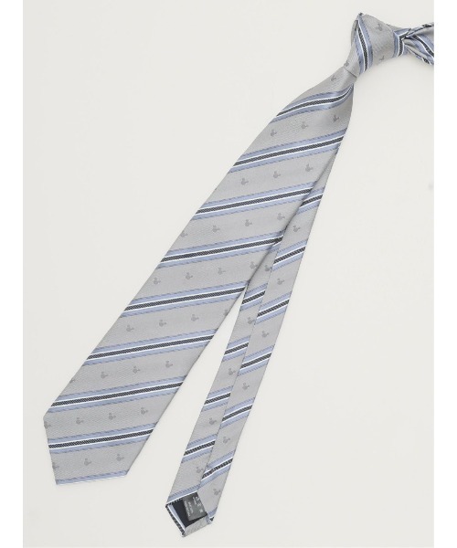 ディズニー/DISNEY シルクストライプ柄 ネクタイ 8.0cm幅（ネクタイ）｜Disney（ディズニー）