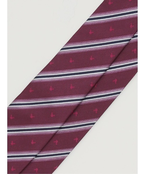 ディズニー/DISNEY シルクストライプ柄 ネクタイ 8.0cm幅（ネクタイ）｜Disney（ディズニー）