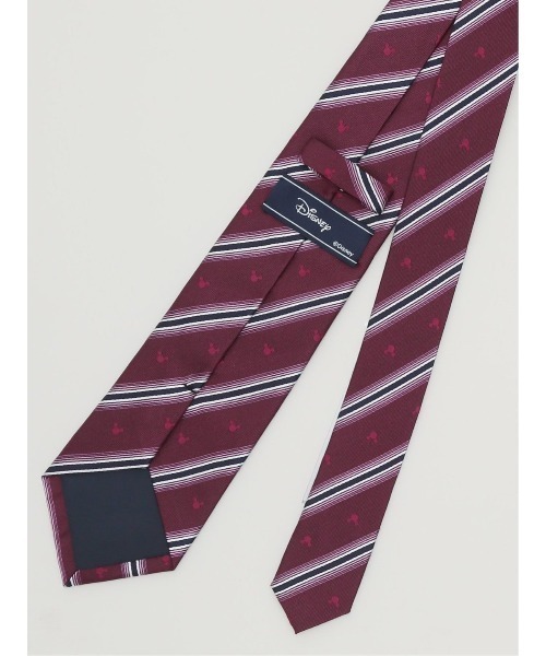 ディズニー/DISNEY シルクストライプ柄 ネクタイ 8.0cm幅（ネクタイ）｜Disney（ディズニー）