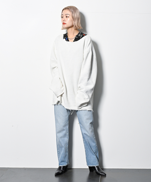 セール】《追加》PE WASH PULLOVER：ブラウス（Tシャツ/カットソー