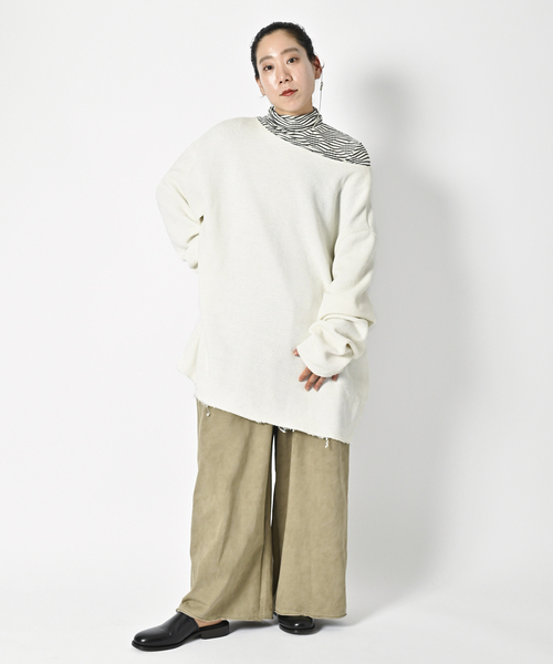 CITY SHOP PE WASH PULLOVER カットソーホワイト