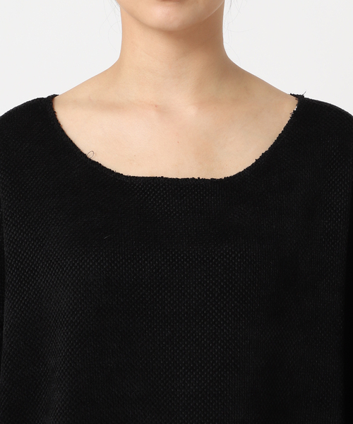 CITYSHOP(シティーショップ)の「《追加》PE WASH PULLOVER:ブラウス(Tシャツ/カットソー・レディース・ブラック/ホワイト・FREE)」の3枚目の写真