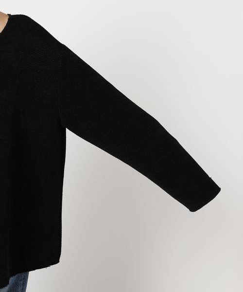 CITYSHOP(シティーショップ)の「《追加》PE WASH PULLOVER:ブラウス(Tシャツ/カットソー・レディース・ブラック/ホワイト・FREE)」の4枚目の写真