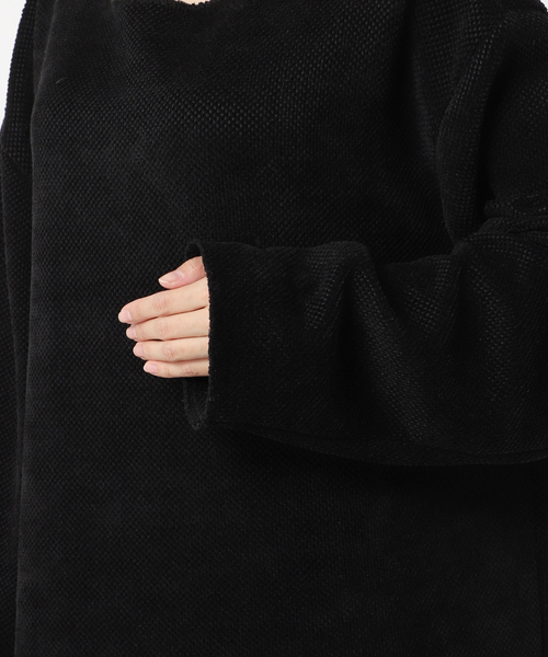 CITYSHOP(シティーショップ)の「《追加》PE WASH PULLOVER:ブラウス(Tシャツ/カットソー・レディース・ブラック/ホワイト・FREE)」の5枚目の写真