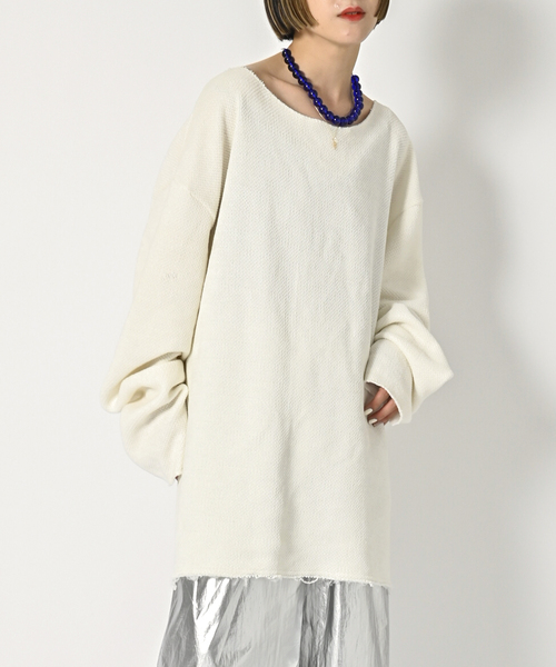 CITYSHOP(シティーショップ)の「《追加》PE WASH PULLOVER:ブラウス(Tシャツ/カットソー・レディース・ブラック/ホワイト・FREE)」の10枚目の写真