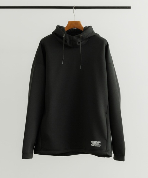 ITEMS URBANRESEARCH（アイテムズ アーバンリサーチ）の「裏起毛 ダンボール プルオーバーパーカー（パーカー・メンズ・オフホワイト/グレー/ブラック・MEDIUM/LARGE）」の2枚目の写真