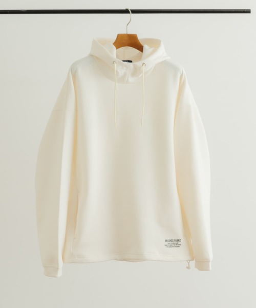 ITEMS URBANRESEARCH（アイテムズ アーバンリサーチ）の「裏起毛 ダンボール プルオーバーパーカー（パーカー・メンズ・オフホワイト/グレー/ブラック・MEDIUM/LARGE）」の10枚目の写真