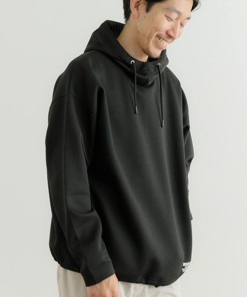 ITEMS URBANRESEARCH（アイテムズ アーバンリサーチ）の「裏起毛 ダンボール プルオーバーパーカー（パーカー・メンズ・オフホワイト/グレー/ブラック・MEDIUM/LARGE）」の12枚目の写真