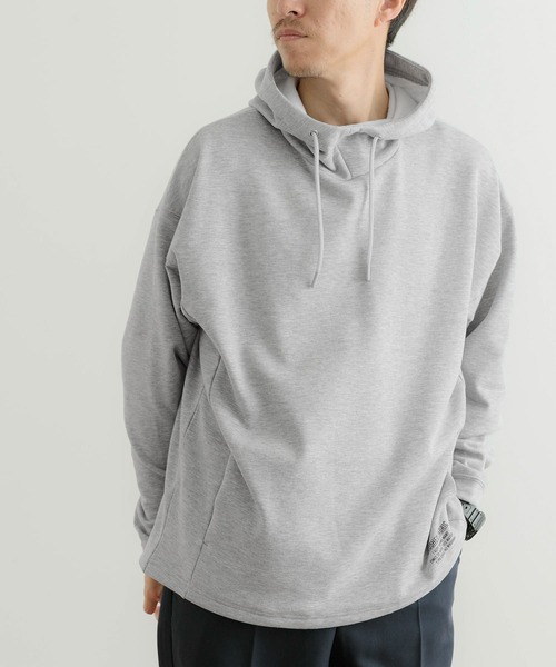 ITEMS URBANRESEARCH（アイテムズ アーバンリサーチ）の「裏起毛 ダンボール プルオーバーパーカー（パーカー・メンズ・オフホワイト/グレー/ブラック・MEDIUM/LARGE）」の19枚目の写真