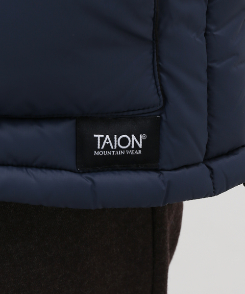 417 EDIFICE(フォーワンセブンエディフィス)の「【TAION / タイオン】MOUNTAIN PACKABLE VOLUME DOWN JACK 102VZMT(ダウンジャケット/コート・メンズ・ネイビー/ブラック/ベージュ・LARGE/MEDIUM/X-LARGE)」の20枚目の写真