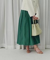 N.(N. Natural Beauty Basic) | ◆ストライプギャザーフレアスカート(スカート)