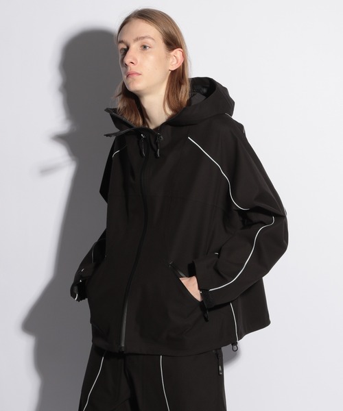 HARE フードブルゾン ブラック 一法師×HARE HARE フードブルゾン ブラック 一法師×HARE