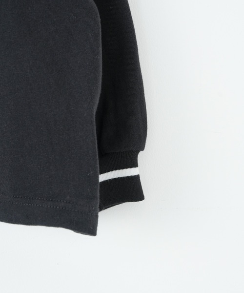 CIAOPANIC TYPY（チャオパニックティピー）の「【WEB限定】【KIDS】オーバーサイズ配色レタリングVネックスウェット/裏毛（スウェット・キッズ・アイボリー/ブラック・XX-LARGE/SMALL/MEDIUM/X-LARGE/LARGE）」の10枚目の写真