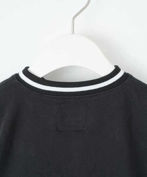 CIAOPANIC TYPY（チャオパニックティピー）の「【WEB限定】【KIDS】オーバーサイズ配色レタリングVネックスウェット/裏毛（スウェット・キッズ・アイボリー/ブラック・XX-LARGE/SMALL/MEDIUM/X-LARGE/LARGE）」の13枚目の写真