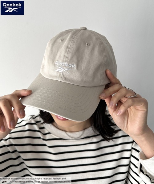 Reebok（リーボック）の「【WEB限定 別注】Reebok(リーボック)/ロゴ刺繍 ツイルローキャップ アジャスター調整可能（キャップ・レディース・グレイッシュベージュ/ブラック/ネイビー・FREE）」の10枚目の写真