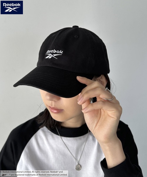 Reebok（リーボック）の「【WEB限定 別注】Reebok(リーボック)/ロゴ刺繍 ツイルローキャップ アジャスター調整可能（キャップ・レディース・グレイッシュベージュ/ブラック/ネイビー・FREE）」の17枚目の写真