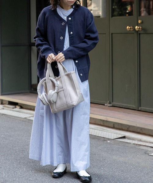 FORK&SPOON（フォークアンドスプーン）の「FORK&SPOON　ラゲットリブカーディガン（カーディガン/ボレロ・レディース・アイボリー/ネイビー・1）」の13枚目の写真