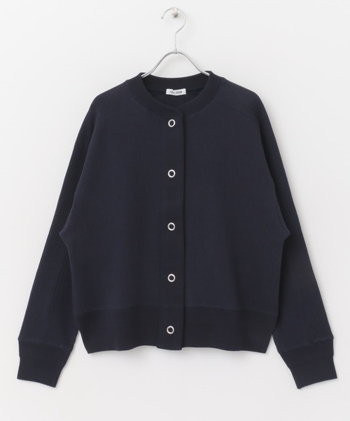 FORK&SPOON（フォークアンドスプーン）の「FORK&SPOON　ラゲットリブカーディガン（カーディガン/ボレロ・レディース・アイボリー/ネイビー・1）」の15枚目の写真