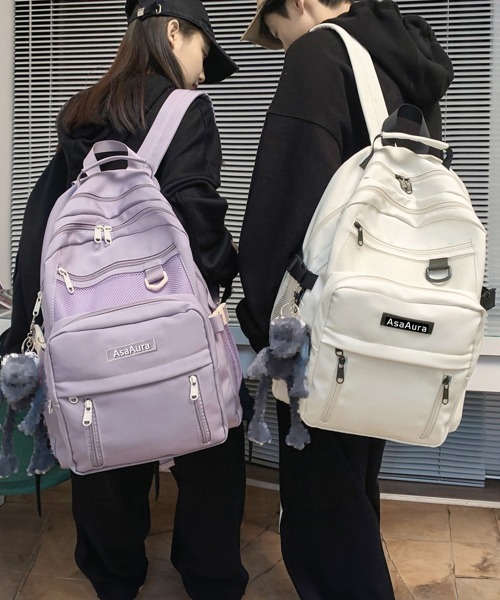 Miniministore（ミニミニストア）の「リュックサック男女兼用バックパック大容量（バックパック/リュック・レディース・ワインレッド/オフホワイト/ベージュ/ブラック/ラベンダー/ブラウン・FREE）」の12枚目の写真