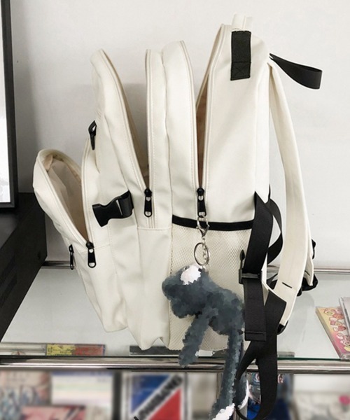 Miniministore（ミニミニストア）の「リュックサック男女兼用バックパック大容量（バックパック/リュック・レディース・ワインレッド/オフホワイト/ベージュ/ブラック/ラベンダー/ブラウン・FREE）」の19枚目の写真