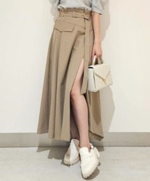 LILY BROWN | アシメドレープスカショーパン(その他パンツ)