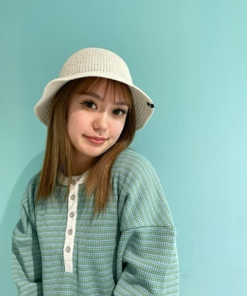 ROXY(ロキシー)の「PACIFIC OCEAN/ロキシーワッフル素材ワンポイントブランドロゴヘンリーネックカットソー(Tシャツ/カットソー・レディース・ホワイト/ブラック/オフホワイト・LARGE/MEDIUM/SMALL)」の13枚目の写真