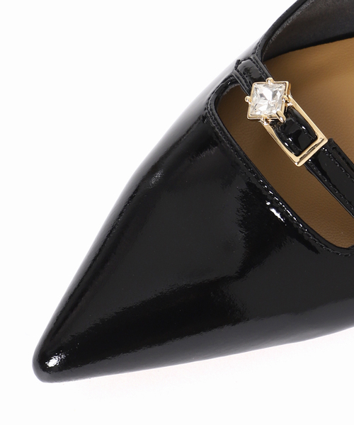 GRISE（グリーズ）の「GRISEポインテッドビジューツキメリージェーン（その他シューズ・レディース・ブラックミックス/アイボリー/ブルー系その他・23.5cm/24.5cm/22.5cm/23cm/22cm/24cm/25cm）」の5枚目の写真