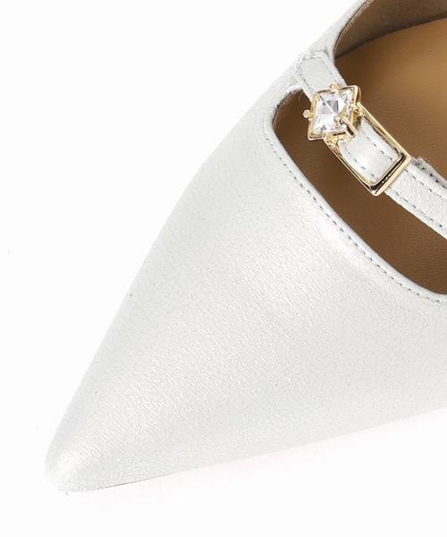 GRISE（グリーズ）の「GRISEポインテッドビジューツキメリージェーン（その他シューズ・レディース・ブラックミックス/アイボリー/ブルー系その他・23.5cm/24.5cm/22.5cm/23cm/22cm/24cm/25cm）」の6枚目の写真