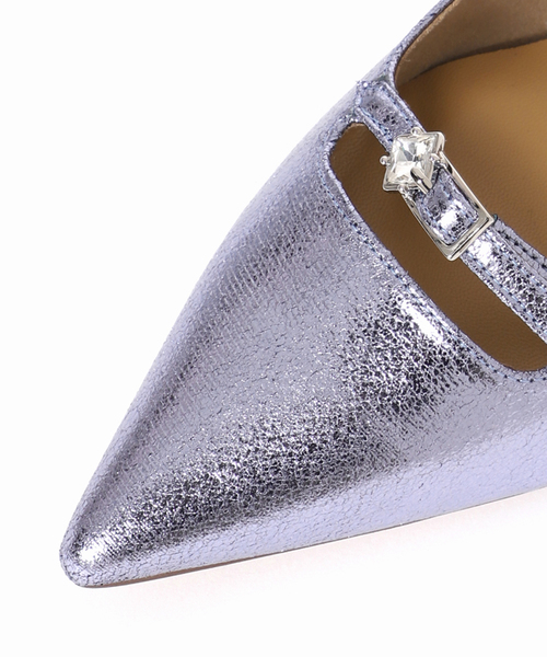 GRISE（グリーズ）の「GRISEポインテッドビジューツキメリージェーン（その他シューズ・レディース・ブラックミックス/アイボリー/ブルー系その他・23.5cm/24.5cm/22.5cm/23cm/22cm/24cm/25cm）」の7枚目の写真