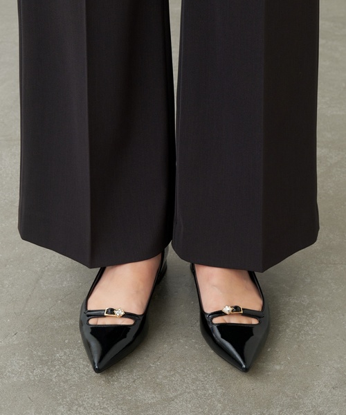 GRISE（グリーズ）の「GRISEポインテッドビジューツキメリージェーン（その他シューズ・レディース・ブラックミックス/アイボリー/ブルー系その他・23.5cm/24.5cm/22.5cm/23cm/22cm/24cm/25cm）」の13枚目の写真