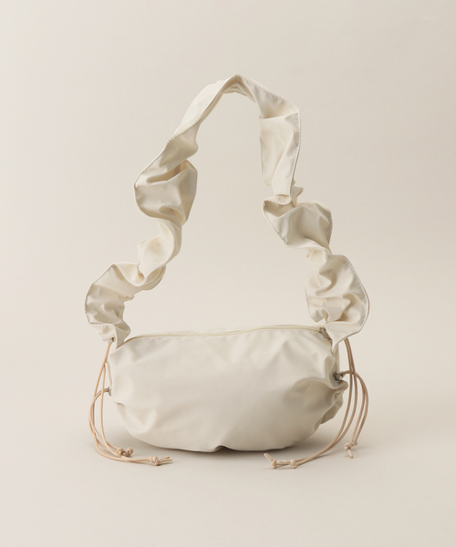 COLDE （コルデ）の「【COLDE/コルデ】ギャザーワンショルダーバッグ（ショルダーバッグ・レディース・ホワイト/イエロー/ブラック・FREE）」の2枚目の写真