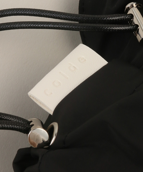 COLDE （コルデ）の「【COLDE/コルデ】ギャザーワンショルダーバッグ（ショルダーバッグ・レディース・ホワイト/イエロー/ブラック・FREE）」の8枚目の写真