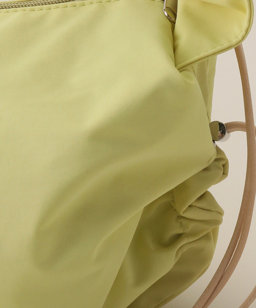 COLDE （コルデ）の「【COLDE/コルデ】ギャザーワンショルダーバッグ（ショルダーバッグ・レディース・ホワイト/イエロー/ブラック・FREE）」の5枚目の写真