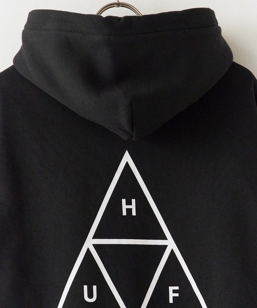 HUF（ハフ）の「HUF/ハフ HUF SET TT P/O HOODIE トリプルトライアングルロゴ フーディー パーカー（パーカー・メンズ・ブラック/ヘザーグレー・M/L/XL）」の20枚目の写真