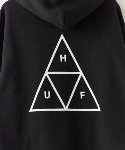 HUF（ハフ）の「HUF/ハフ HUF SET TT P/O HOODIE トリプルトライアングルロゴ フーディー パーカー（パーカー・メンズ・ブラック/ヘザーグレー・M/L/XL）」の21枚目の写真