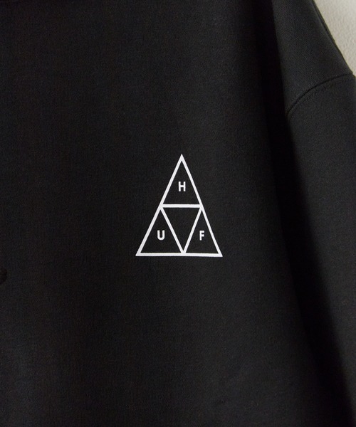 HUF（ハフ）の「HUF/ハフ HUF SET TT P/O HOODIE トリプルトライアングルロゴ フーディー パーカー（パーカー・メンズ・ブラック/ヘザーグレー・M/L/XL）」の13枚目の写真