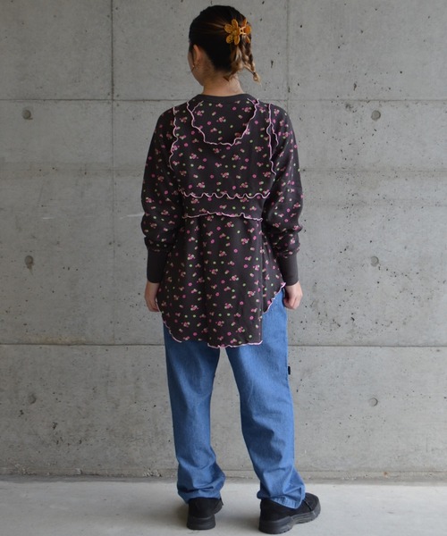 CALMIA（カルミア）の「リボンいっぱいデニムパンツ/おとな（デニムパンツ・レディース・ライトブルー/ブラック・160cm）」の5枚目の写真