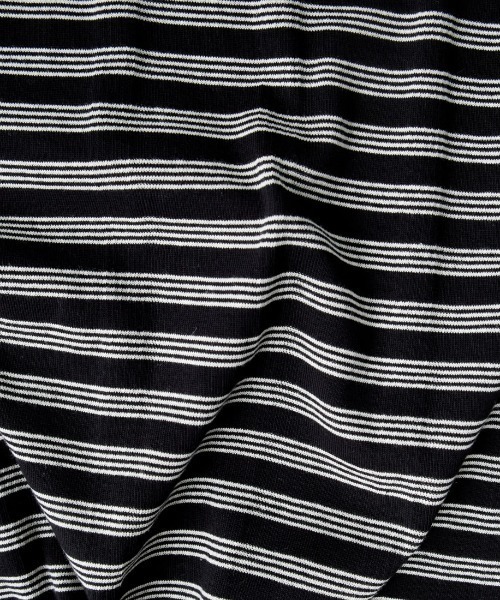 MILLER（ミラー）の「【VERY 8月号掲載】[MILLER/ミラー] 別注 配色 5分袖クルーネックTシャツ（Tシャツ/カットソー・レディース・アイボリー/ブラック/ブラウン/ブラック系/ネイビー/オレンジ・F）」の16枚目の写真