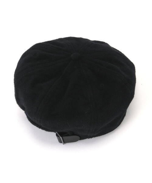 Dogs ブラック ベレー帽 ハンチング帽 KOHH THE H.W DOG&CO.>EMBROIDERY BIG BERET - Black |