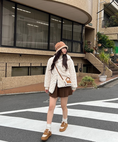 RiLi(リリ)の「ムートンスニーカー【RL】(スニーカー・レディース・ブラック/ブラウン・38/37)」の5枚目の写真