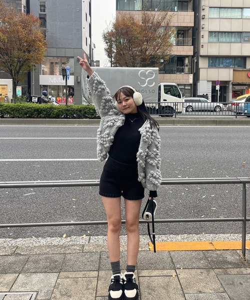 RiLi(リリ)の「ムートンスニーカー【RL】(スニーカー・レディース・ブラック/ブラウン・38/37)」の12枚目の写真