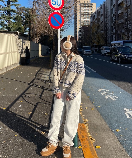 RiLi(リリ)の「ムートンスニーカー【RL】(スニーカー・レディース・ブラック/ブラウン・38/37)」の4枚目の写真