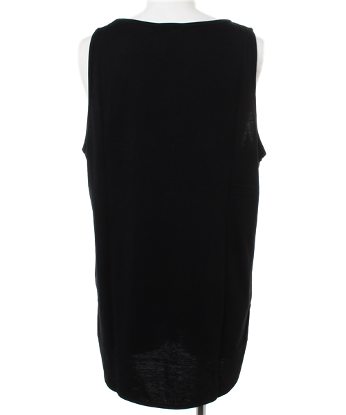 WEGO（ウィゴー）の「WEGO/ラウンドタンクトップ（タンクトップ・メンズ・ブラック/ホワイト・MEDIUM/LARGE）」の4枚目の写真