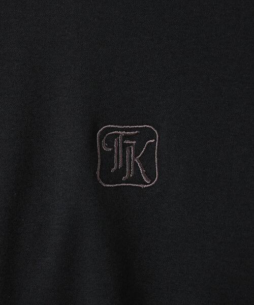 TAKEO KIKUCHI(タケオキクチ)の「【刺繍ロゴT】スムース ワンポイント Tシャツ(Tシャツ/カットソー・メンズ・ライトグレー/ベビーピンク/ホワイト/ブラック・03/04/01/02)」の21枚目の写真