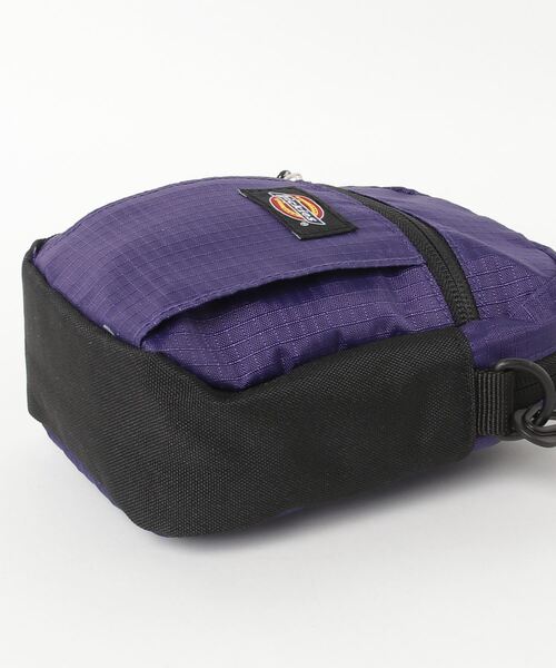 Dickies（ディッキーズ）の「【DICKIES】RIPSTOP MT QUICK SHOULDER（ショルダーバッグ・レディース・チャコールグレー/ブラック/パープル・FREE）」の5枚目の写真
