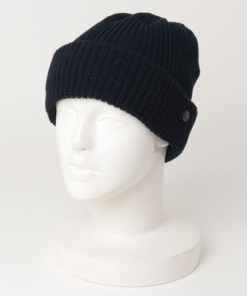 CPH（シーピーエイチ）の「CPH/シーピーエイチ/CUFF KNIT CAP / RIB KNIT（ニットキャップ/ビーニー・メンズ・ネイビー/ピンク/ベージュ・F）」の5枚目の写真