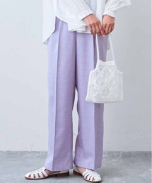 専用です！ ルネ　パンツ　36　ラベンダー　スラックス 専用です！ ルネ パンツ 36 ラベンダー スラックス - メルカリ